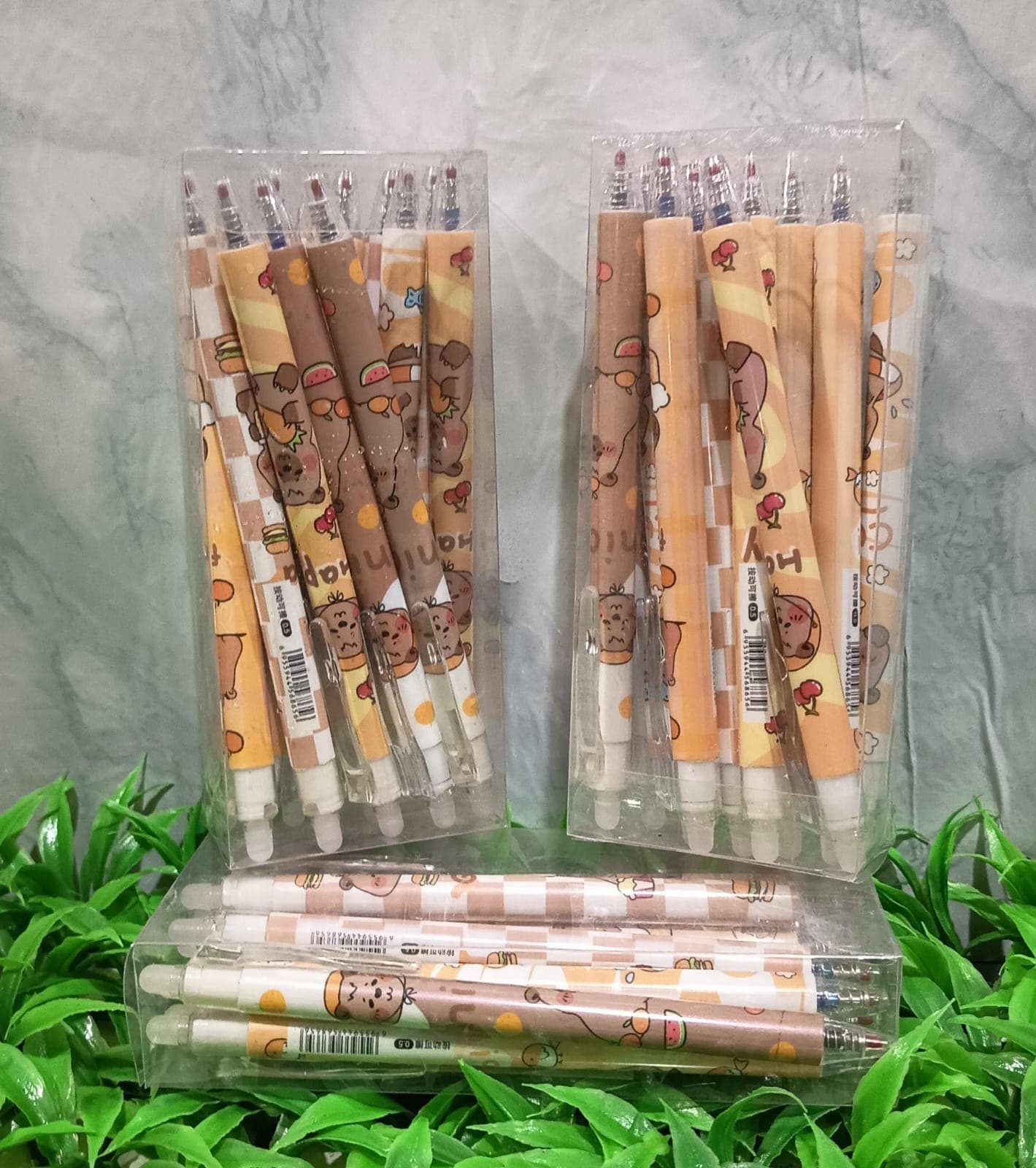 LAPICEROS CAPYBARA – BORRABLES ( SET DE 12)