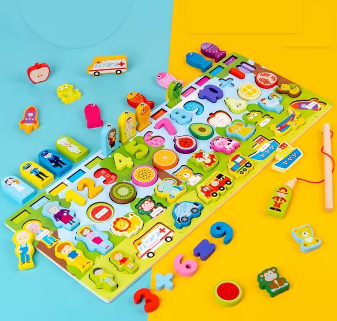 TABLERO MONTESSORI BILINGÜE
