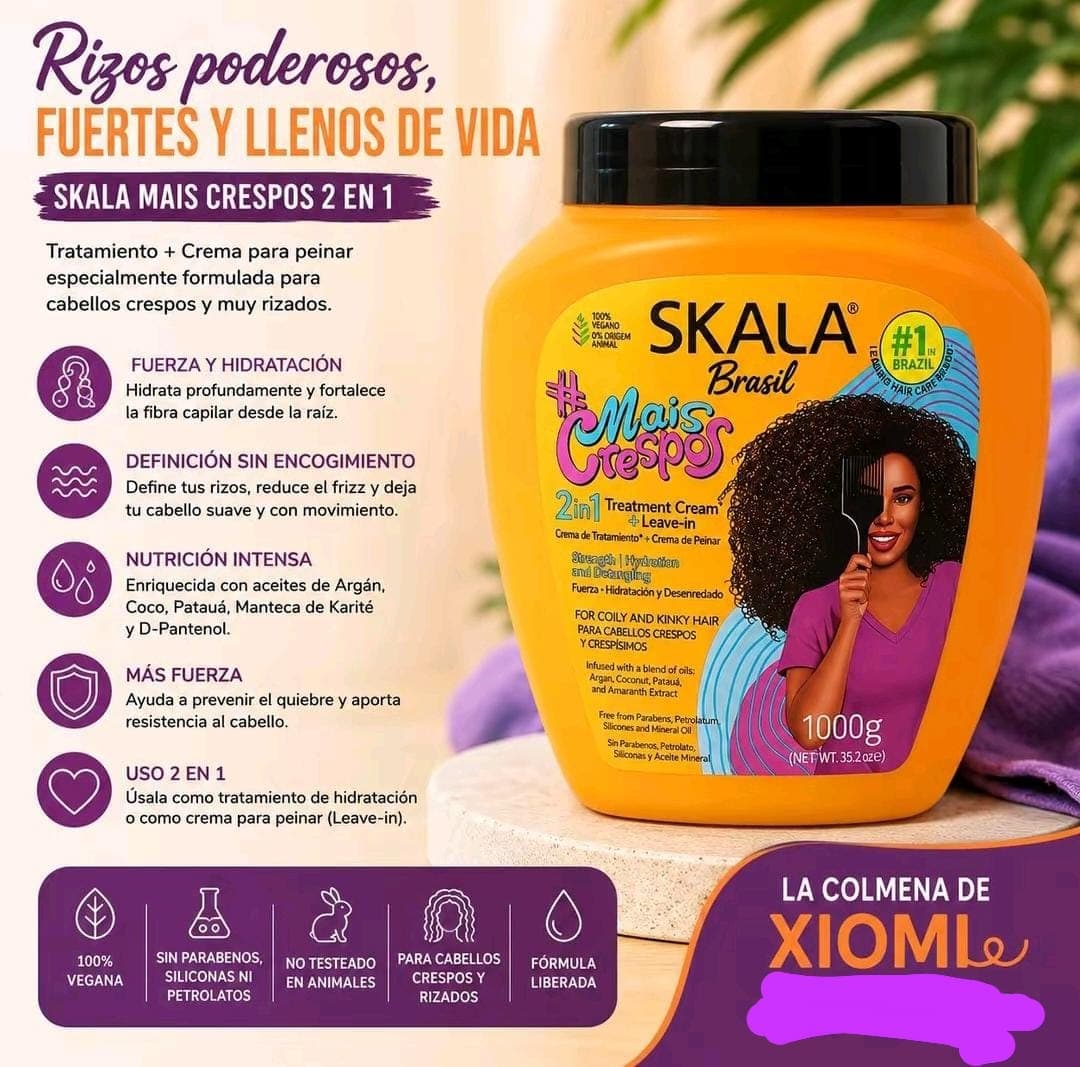 CREMA SKALA MAIS CRESPOS - 1 KILO (ORIGINAL)